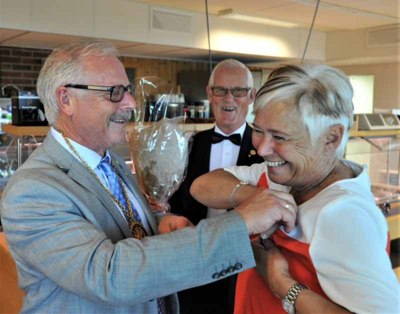 Presidentskifte i Rotary