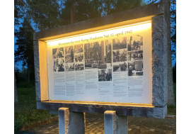 Ny belysning av minnetavler ved Kongens Nei og på Midtskogen.